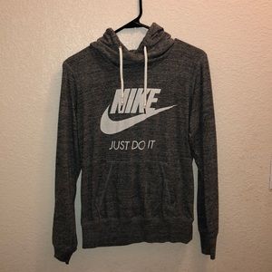 Gray Nike Hoodie Sweatshirt